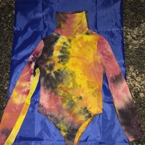 Tie dye body suit